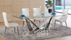 Modern Glass Top Filipino Dining Sets and their Price Range